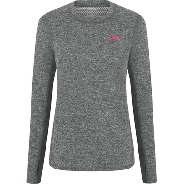 DHB AERON THERMAL CREW NECK Women's Long-Sleeved T-Shirt Grey 0